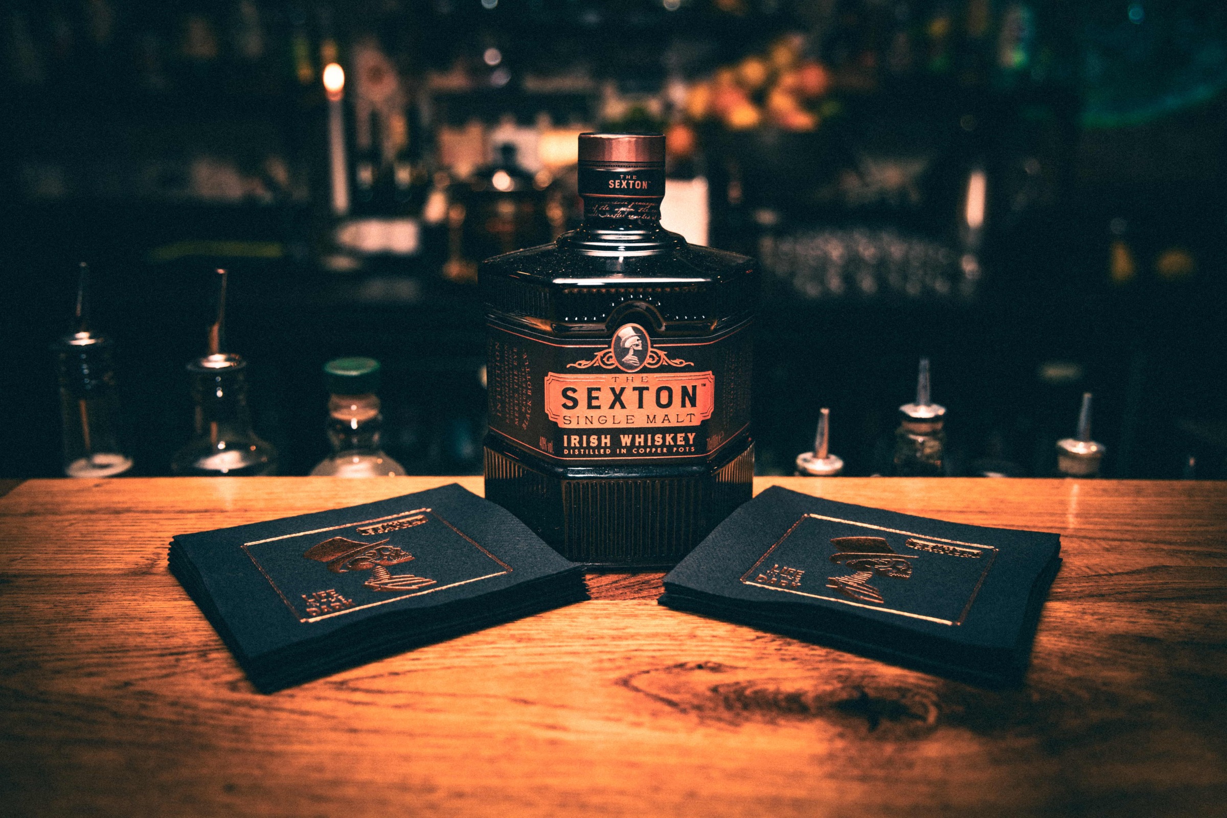 Sexton Bottle & Napkins